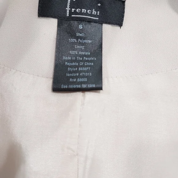 Women's Frenchi Short Skirt Suit With Blazer in Beige Size S - Picture 6 of 11